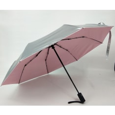 Brava Sun & Rain 120 cm vaaleanpunainen UV-sateenvarjo
