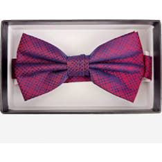 Veniz checkered bow tie