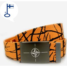 Veniz 40mm men's canvas belt with Nato buckle