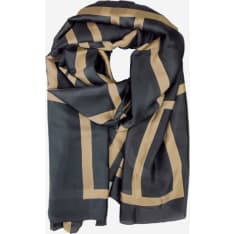 Veniz ornament patterned scarf