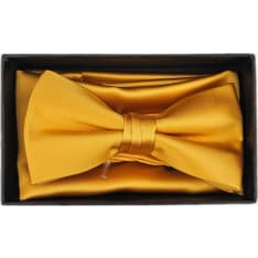 Veniz Bow tie and pocket square set