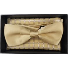 Veniz bow tie and pocket square set