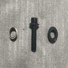 Kontio Motors e-Scooter 2.0: Middle footrest fixing screw and nut