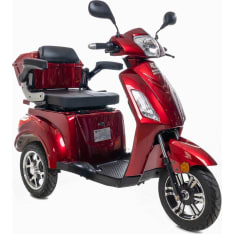 Kontio Motors Silverfox 2.0 Metallic Red senioriskootteri