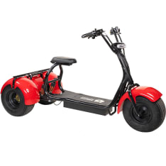 Kontio Motors Kruiser Trike Red 0,7kWh akulla
