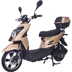 Kontio Motors e-Scooter 2.0, Gold 1,4kWh lithium akku ja 3A laturi