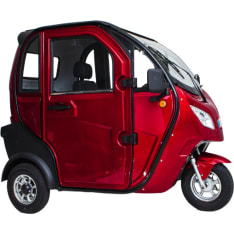 Kontio Motors Autokruiser, Burgundy red 6.0kWh litium akku ja 10A laturi