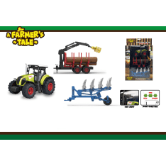 Farmer's tale tractor and trailer playset