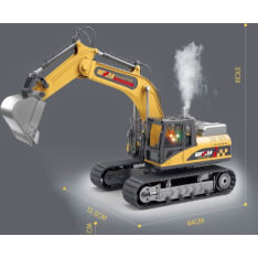 Die-Cast Excavator radio-ohjattava kaivinkone