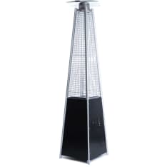 Fornorth Pyramid 13kW gas-powered black patio heater