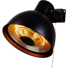 Fornorth Wall heater Deluxe 2000W musta terassilämmitin