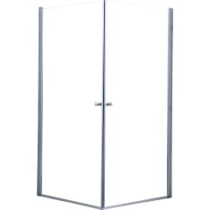 Lykke Comfort 100x100x195cm straight shower corner
