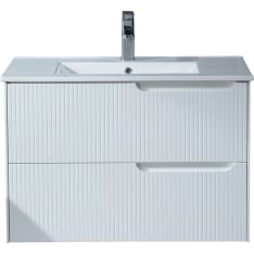Lykke Polar Deluxe 80x46x55cm white sink cabinet