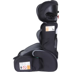 Kikid Basic 76-150cm R129 musta-harmaa turvaistuin