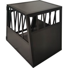 Trekker S 54x69x60cm musta koiran kuljetushäkki