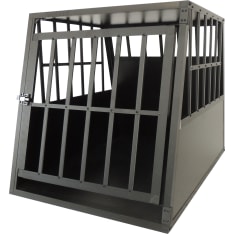 Trekker M 65x90x69.5cm black dog transport cage