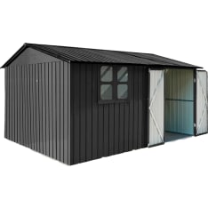 Fornorth 375x286x162cm pihavarasto ikkunalla