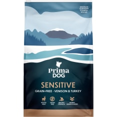 PrimaDog Deer-Turkey grain-free 3 kg dry food for adult dogs