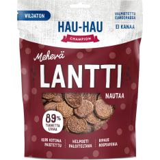 Hau-Hau Champion Mehevä Lantti Nautaa 400 g koiran herkku