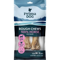 PrimaDog Rough Chews Horse filled chew bone M 12 cm  dog chew bone