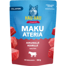 Hau-Hau Champion Nauta 150 g Makuateria aikuisille koirille