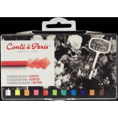 Conte Paris Assorted Colors 12 kpl kuivapastelliliitu