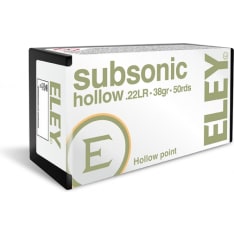 Eley Subsonic HP .22LR 2,46 g 50 kpl patruuna