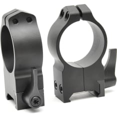Warne 30 mm extra high Weaver matte black quick foot