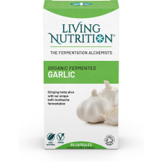 Living Nutrition Fermented Garlic (Garlic) 60 caps dietary supplement
