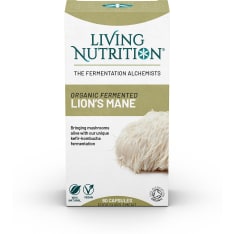 Living Nutrition Fermented Lion's Mane (Hedgehog) 60 caps dietary supplement
