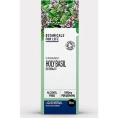 Botanicals For Life Luomu Pyhäbasilikauute 50 ml ravintolisä