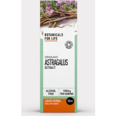 Botanicals For Life Luomu Astragalusuute 50 ml ravintolisä