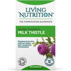 Living Nutrition Fermented Milk Thistle 60 caps. food supplement