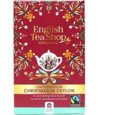 English Tea Shop Christmas in Ceylon Luomu 20 pss 40g musta tee