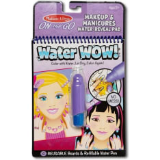 Melissa & Doug Water Wow! Makeup & manicures vesimaalauskirja