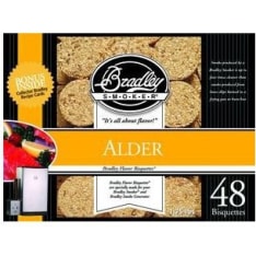 Bradley 48 pcs apple smoking briquettes