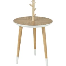 SoBuy FBT38-WN side table with cup holder