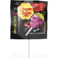 Chupa Chups Skull 15 g strawberry and lime flavored lollipop