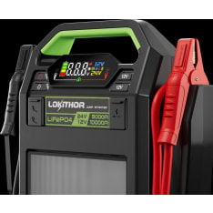 Lokithor J10000HD 12/24 V Lifepo4 apukäynnistin 10000A (12V) / 5000A (24V) käynnistysvirralla