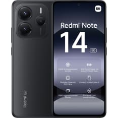 Xiaomi Redmi Note 14 Midnight Black älypuhelin