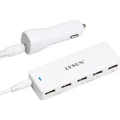 Lvsun LS-5US 5-porttinen USB autolaturi