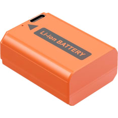 Smallrig 4965 Np-Fw50 Usb-C Rechargeable Camera Battery Orange camera battery