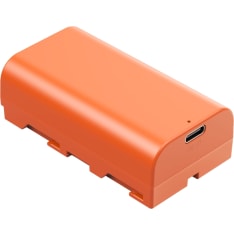 Smallrig 4971 Np-F550 Usb-C Rechargeable Camera Battery Orange camera battery