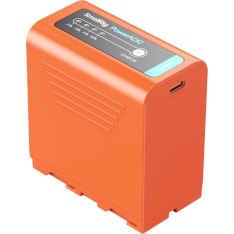 Smallrig 4972 Np-F970 Usb-C Rechargeable Camera Battery Orange kameraparisto