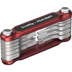 Smallrig 4813 X Film Riot 10-In-1 Folding Wrench Set With Multiple Angle Positioning Red kameratuki