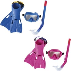 Bestway Hydro-Swim Lil' Flapper Snorkel Set lasten uimamaski + snorkkeli + räpylät (lajitelma)
