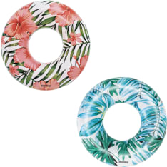 Bestway 1,19m Tropical Palms Swim Tube uimarengas (lajitelma)