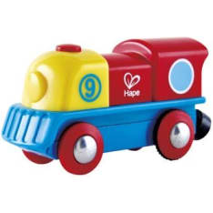 Hape värikäs paristoveturi