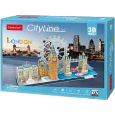 Cubic Fun City Line London 107p 3D palapeli