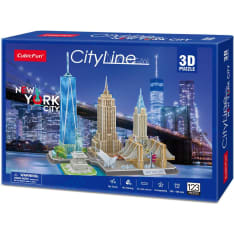Cubic Fun City Line New York 123p 3D palapeli
